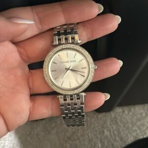 Silver MK watch